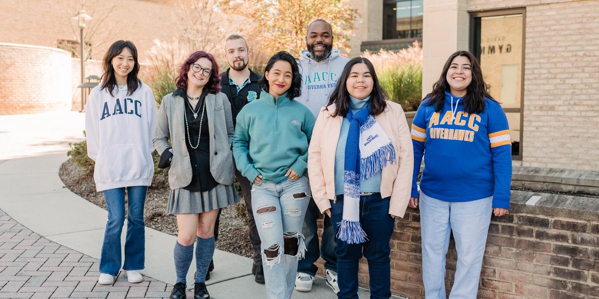 Group of students posing together.