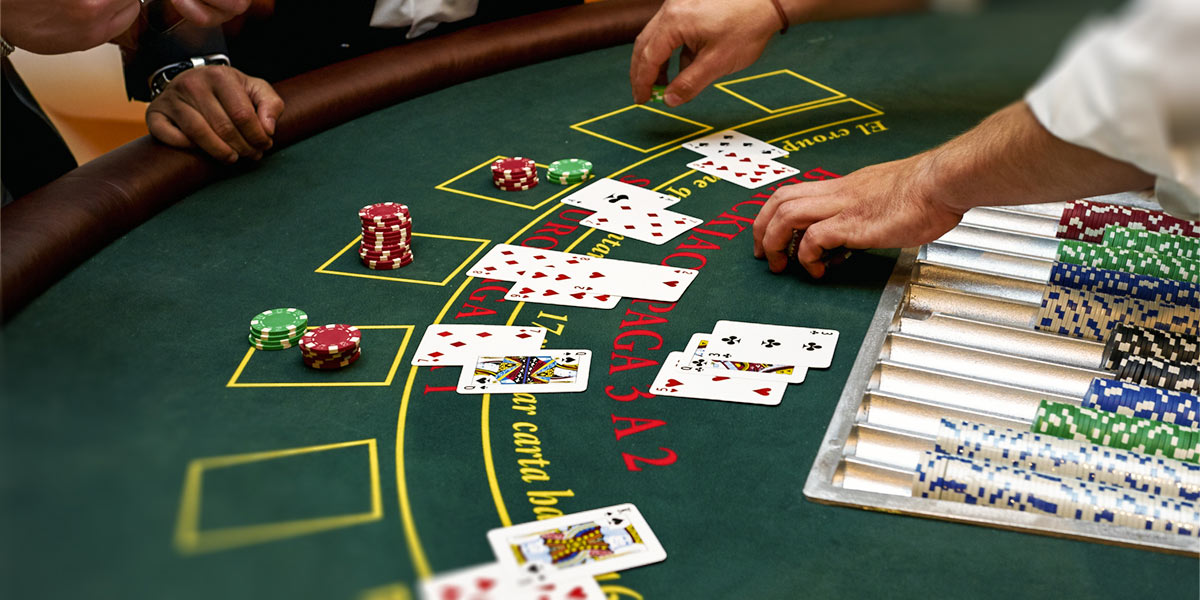 how to deal blackjack casino style